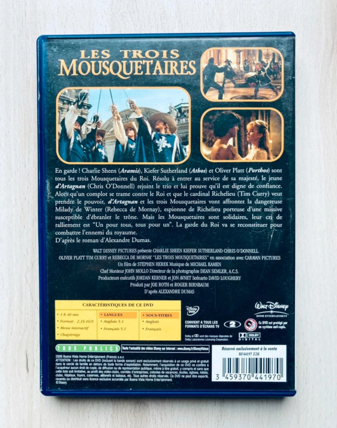 DVD Les trois mousquetaires Disney. – photo 3
